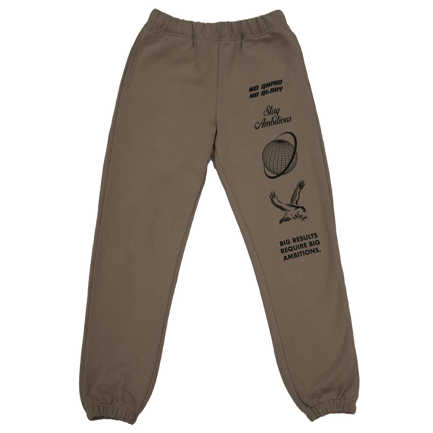 NO GRIND NO GLORY JOGGERS SAND